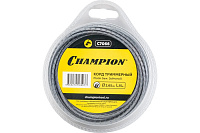 Леска д/триммер (корд трим.) Platin Saw 2.65мм*15м(зубчатая) черная в мотке Champion
