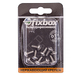 Винт нержавеющий с полукруглой головкой Fixbox М5*10 (10 штук) DIN 7985 4736043