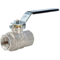 Кран шаровой полнопроходной Stout внутренняя резьба ручка рычаг 1/2" PN50 SVB-0001-000015