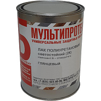 Лак ландшафтный МультиПротект-ПУ двухкомпонентный компонент Б глянцевый (0.43кг)