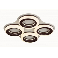Люстра Schaffner Punto LED 120W 10200LM 3000K-6000K белая, кофейная 9148-4