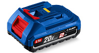 Аккумулятор Зубр LMS Power PRO 20 В, 2.0 А.ч ПРОФЕССИОНАЛ BP-P-20-2