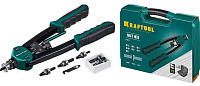 Заклепочник силовой двуручный NUT-12 М3-М12 в кейсе KRAFTOOL 31183