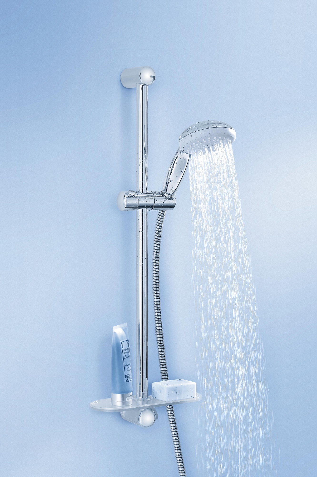 Гарнитур душевой Tempesta, с полочкой, цвет хром GROHE 27926001 доставка Нижний Новгород 2 Гарнитур душевой Tempesta, с полочкой, цвет хром GROHE 27926001 купить 2