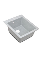 Мойка врезная PRO BOXY SA-B505 1чаша с сифоном 427*505мм серый-310 SANTREK AQUA 313772