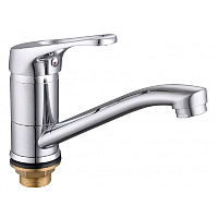 Смеситель Lucky Tap KS-3015-15-32 485 для кухни с гайкой однорычажный хром