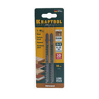 Пилка для лобзика T234X CrV 3-65мм по дереву 2шт KRAFTOOL 159506-U