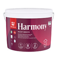 Краска Тиккурила Harmony белая для стен и потолков (База А) 9 л