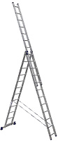 Лестница 3-секц STAIRS унив алюм 3*14ст 395/701/954