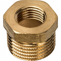Футорка наружная-внутренняя резьба латунь 1/2"*1/4" STOUT SFT-0028-001214