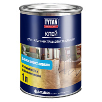 Клей для напольных пробковых покрытий янтарь TYTAN Professional 10597 (1л) 