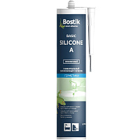 Герметик силиконовый универсальный Bostik Basic Silicone A прозрачный - 0.28 л