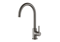Смеситель для кухни ЕВРОПА Aquatek AQ1382BGM черный хром