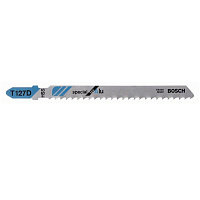 Пилка для лобзика Bosch T127D HSS Special for Alu по алюминию 3-15мм 2 штуки 2609256736