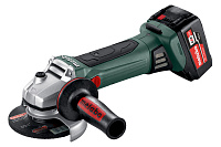 Шлифмашина угловая аккумуляторная Metabo W 18 LTX 125 18В диск Ф125мм 1акк*4.0а/ч LIHD+з/у (T04155)