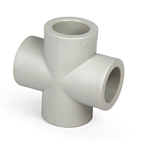 Крестовина PPR 20  Lammin полипропиленовая серая Lm31037000020G