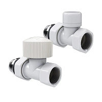 Набор термостатический прямой Design 1/2"М30х1,5 (Белый) Royal Thermo RATVDP11212WH