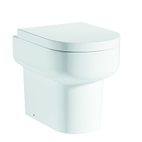 Унитаз приставной Elegance, с сиденьем микролифт, цвет белый Grossman GR-PR3015