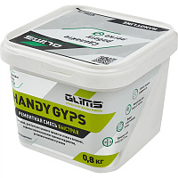 Смесь ремонтная быстрая гипсовая HandyGYPS 0.8кг GLIMS