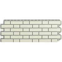 Панель фасадная Альта Профиль Кирпич клинкерный белый 440*1220мм 023844