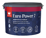 Тиккурила Euro Power 7 моющаяся для стен и потолков (База А) 9 л