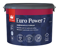 Тиккурила Euro Power 7 моющаяся для стен и потолков (База А) 9 л