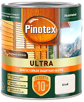 Лазурь влагостойкая для дерева Pinotex Ultra белый 5803416 (2.5л)