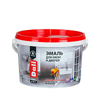 Эмаль Dali для окон и дверей белый 3 кг