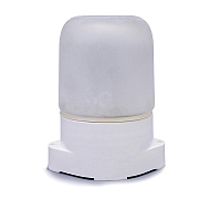 Светильник для сауны GCF-SNP-60-E27-IP65-W 230В 60Вт НПБ-400 КСС белый пластик General 437783