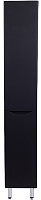 Шкаф-пенал Бергамо 30 L Люкс Plus с корзиной антискрейтч черный Style Line СС-00002328