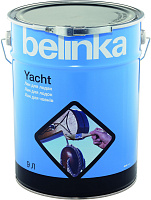 Лак яхтный Yacht полуматовый бесцветный Belinka (9л)
