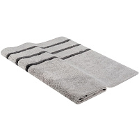 Коврик для ванной комнаты TWISTER BLACK хлопковый 60*60см серый FORA FOR-TWR60-60BL
