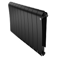 Радиатор биметаллический Infinity 500 VR80 10 секций Noir Sable Royal Thermo RTINNSVR8050010