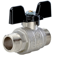 Кран шаровой полнопроходной Stout наружная резьба ручка бабочка 1/2" PN50 SVB-0006-000015