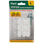 Крючки самоклеящиеся PARK 6шт 008171