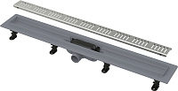 Лоток душевой 750 мм с порогами для перфорированной решетки Alcaplast APZ10-750M