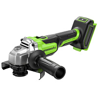 Шлифмашина угловая аккумуляторная Greenworks AG590 24В бесщет ф 125мм без акк и з/у(тушка) (3201007)
