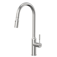 Смеситель для кухни с вытяжным изливом Expert Lemark LM5086S сатин
