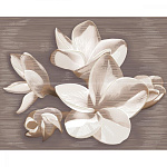 Панно AMATI Plumeria Alba из 2 плиток 40.2*50.5см AZORI 584192003