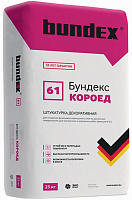 Штукатурка декоративная Bundex Короед Белая Б2