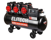 Компрессор Elitech HD ACF 750-160S (безмасляный) малошумный 380В 4.4кВт 160л 10 бар 750л/мин