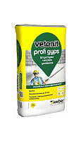 Штукатурка усиленная гипсовая Vetonit Weber Profi Gyps 1027838