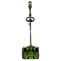 Снегоуборщик аккумуляторный Greenworks GD40SS2 К5 (снеголопата) 40В (бесщет) 30см 1акк*5.0а/ч+з/у (2603107UG)