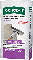 Шпатлевка гипсовая финишная Основит Эконсилк PG-35 W белая