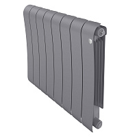 Радиатор биметаллический Infinity 500мм 8 секций Silver Satin Royal Thermo RTINSS5008