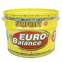 EURO Balance 7 краска для стен и потолков белая (База А) 0.9 л