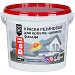 Краска резиновая Dali для кровли цоколя фасада (База C) бесцветная 6 кг