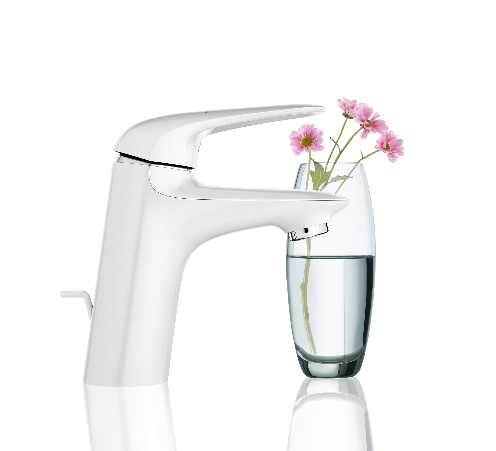 Смеситель Eurostyle для раковины цвет белая луна GROHE 23707LS3 купить 3