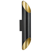 Бра SIENA 2*40W G9 черный золото LightStar 720627