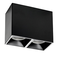Рамка (светильник) без источника света PVC RULLO 2x QUAD LightStar 213367 черный